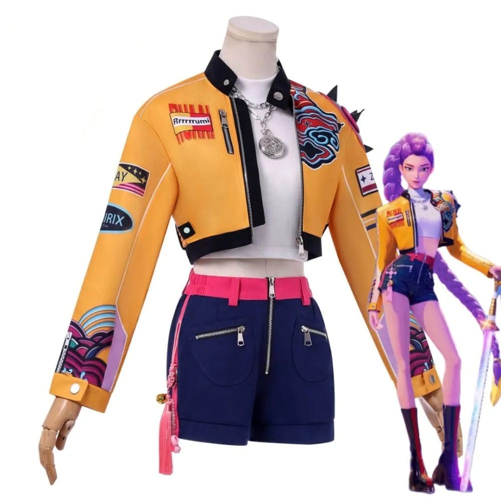 Rumi Cosplay Leather Costume with accessories Kpop Demon Hunters