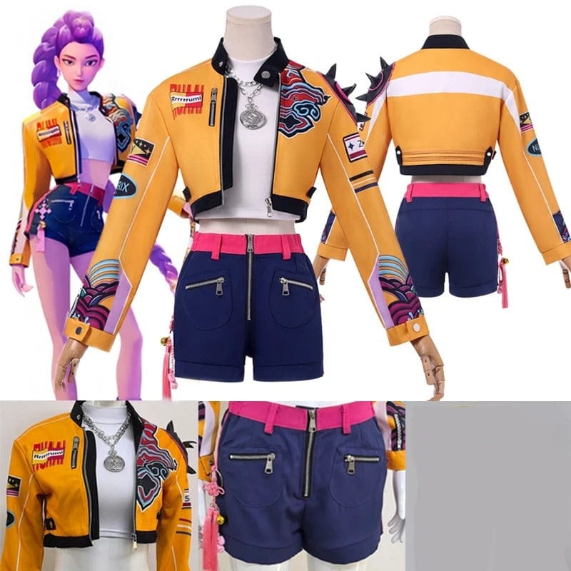 Rumi Cosplay Leather Costume with accessories Kpop Demon Hunters