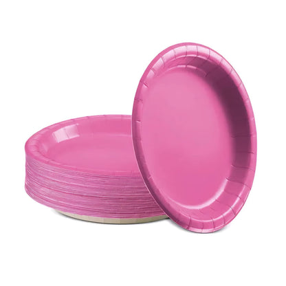 Coloured Plastic 9 inch plates