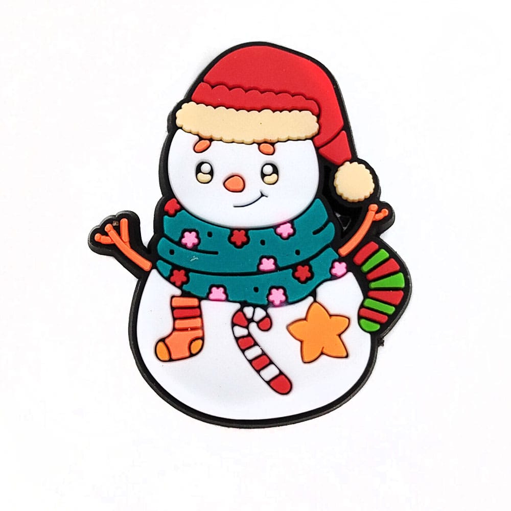 Christmas croc charms