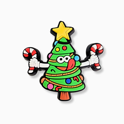 Christmas croc charms