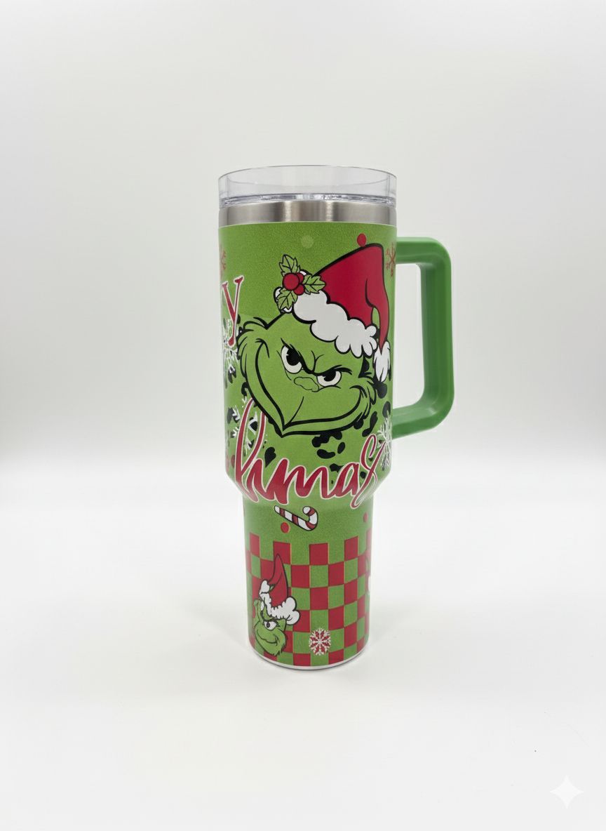 Grinch Christmas Tumbler cup