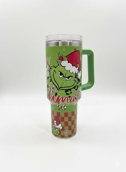 Grinch Christmas Tumbler cup