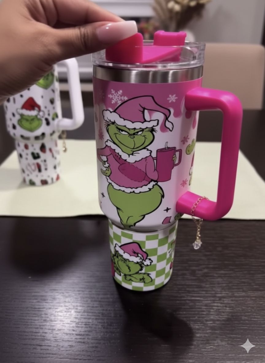 Grinch Christmas Tumbler cup