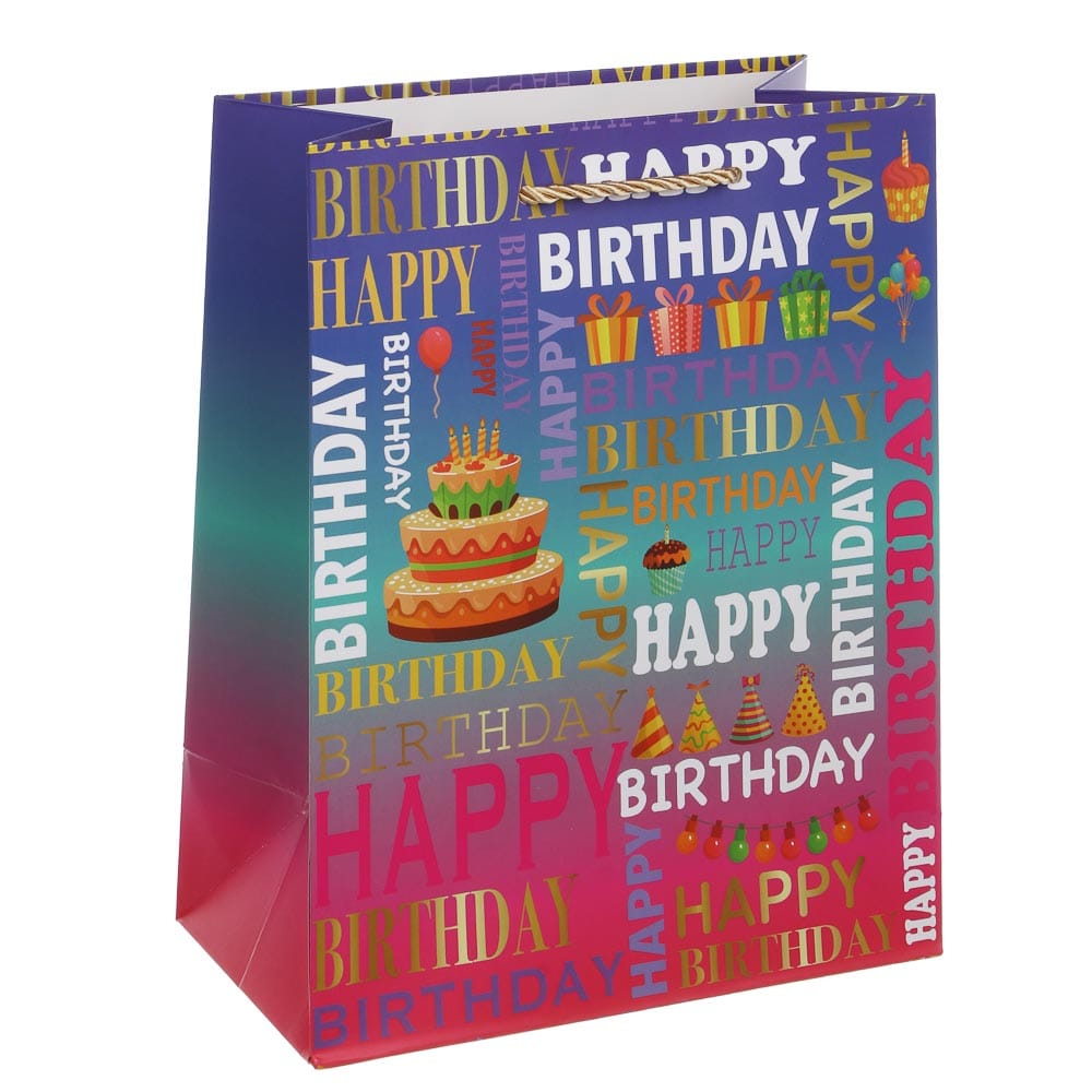 Happy Birthday Gift Bags 