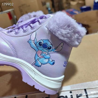 Disney Stitch Purple Boots
