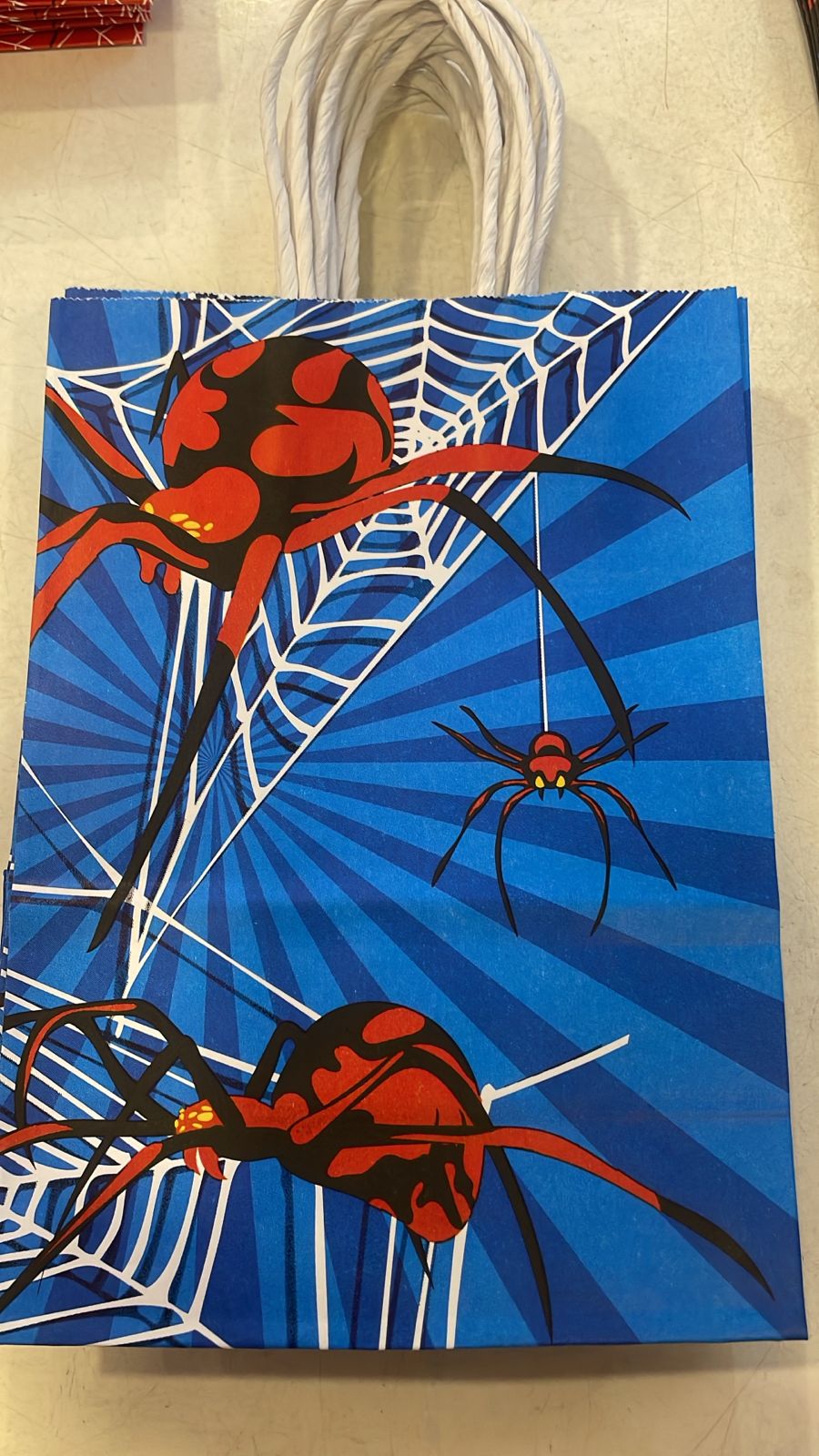 Spiderman Gift Bag Kraft