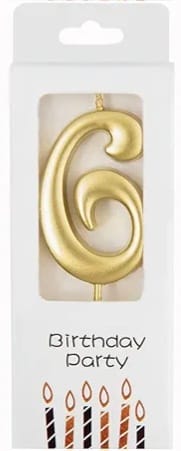 Zarcn GOLD CANDLES 0 TO 9