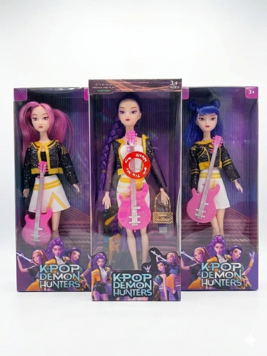 Golden Kpop Demon Hunter Musical Doll