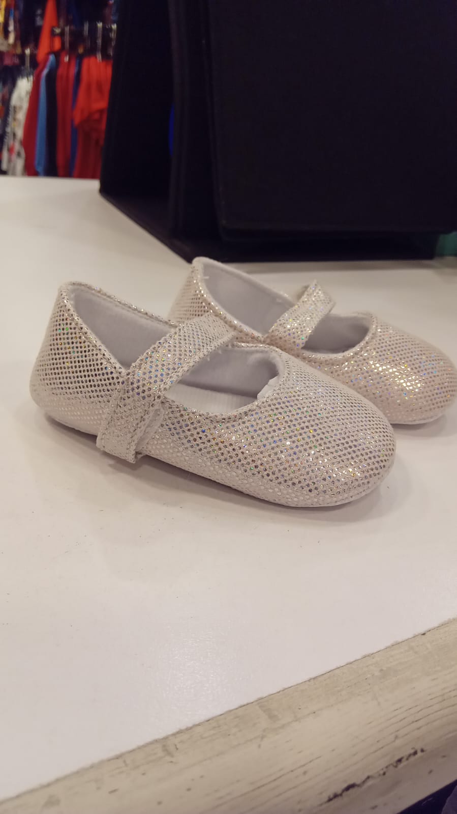 Shiny Glitter Baby Girl Flats