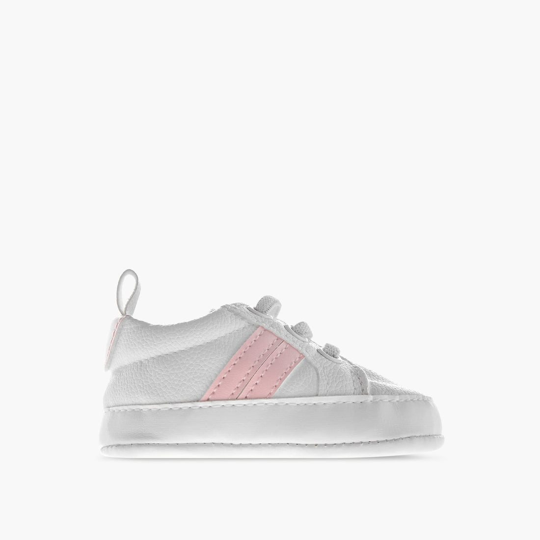 Juniors Pink and White Baby Sneakers