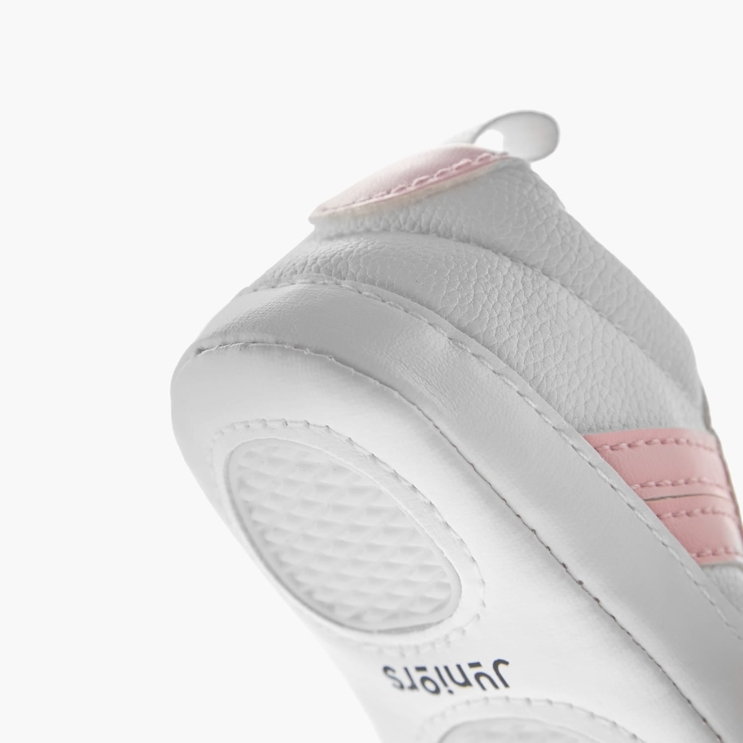 Juniors Pink and White Baby Sneakers