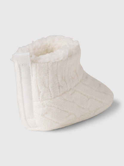 GAP Off White Knit Bootie
