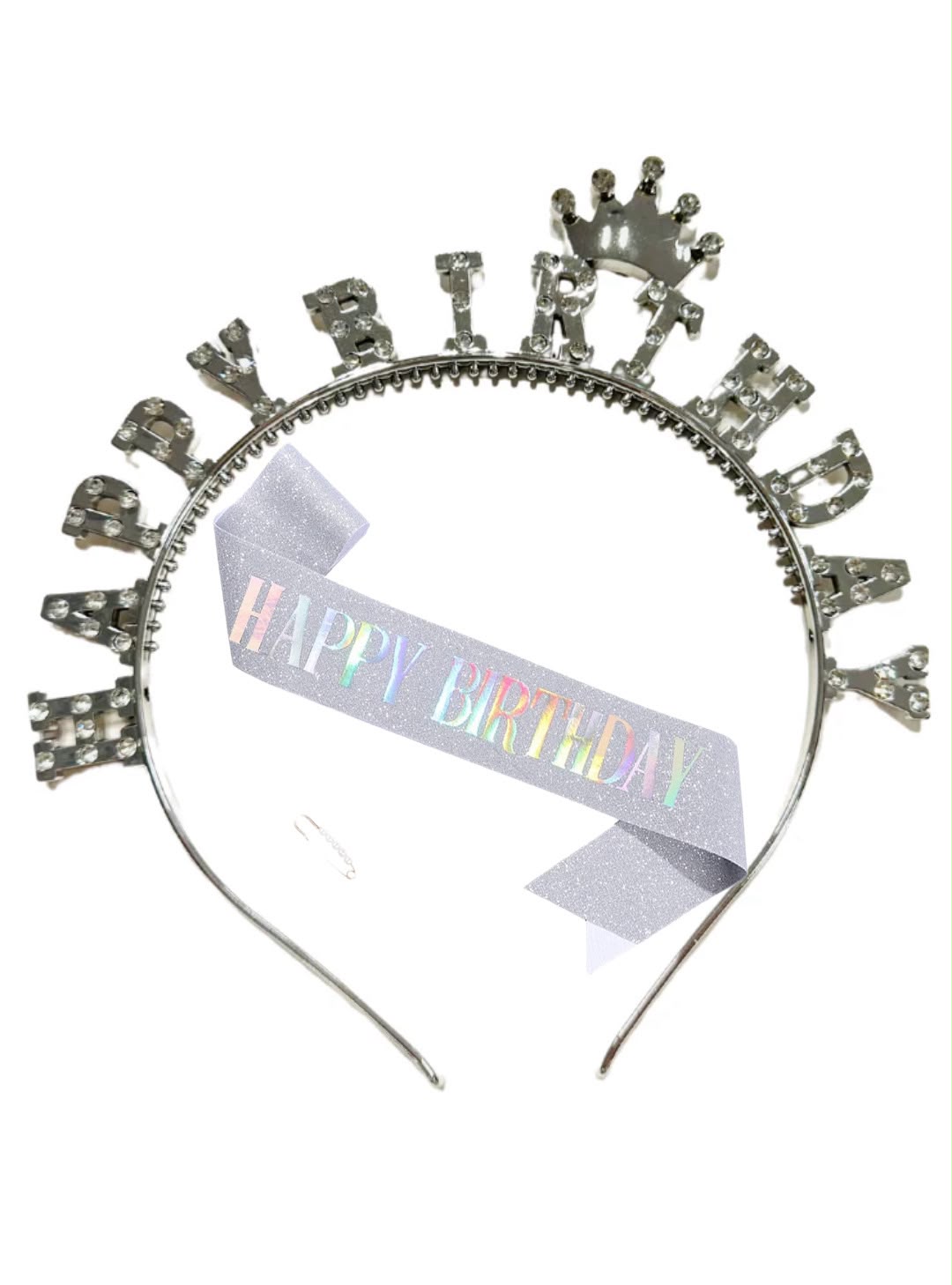 Happy Birthday Sash and Tiara Set