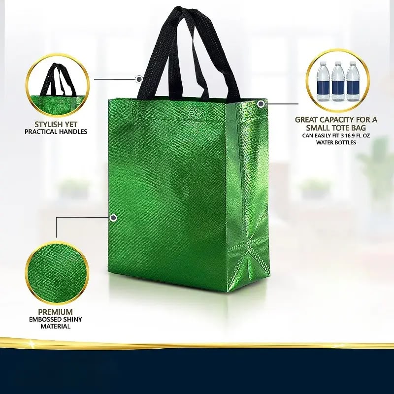 Metallic Non Woven Tote Bag