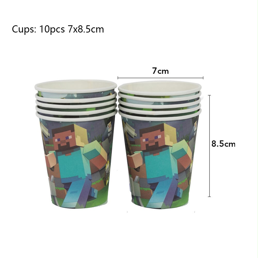 Minecraft Cups (10pcs)