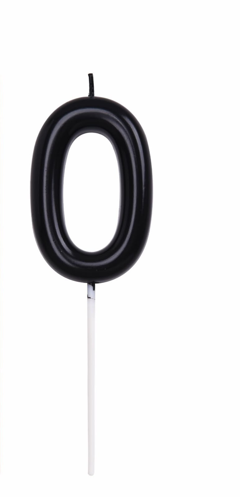 Black Number Candles 0-9