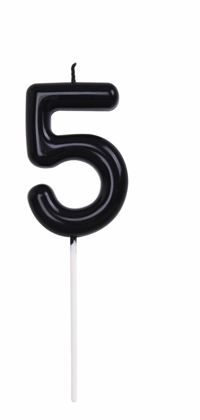 Black Number Candles 0-9