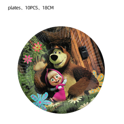 Masha and the Bear Ultimate Party Decoration Package