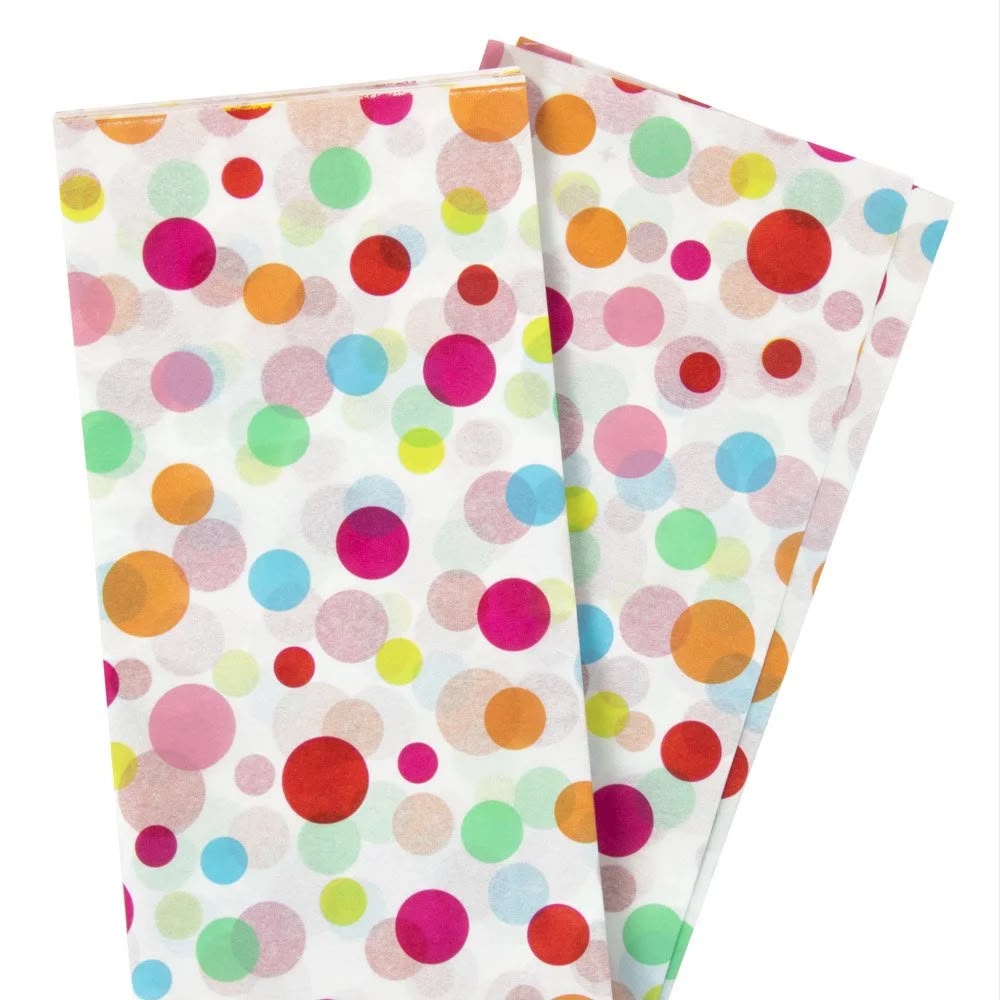 Happy Birthday Tissue paper Creme Paper(Pack)