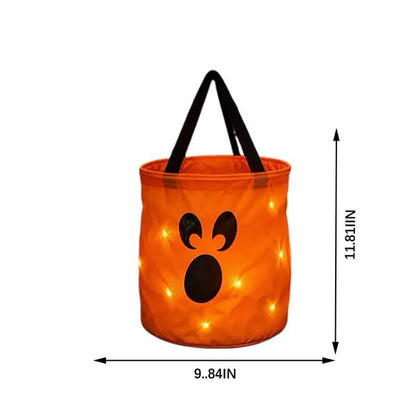 LED Light Halloween Candy Bags