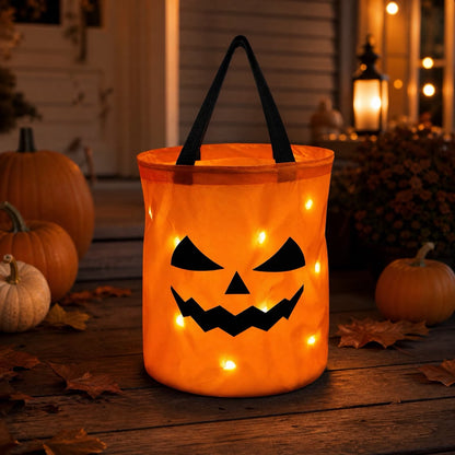LED Light Halloween Candy Bags
