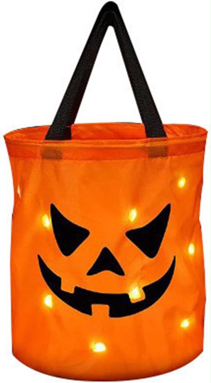LED Light Halloween Candy Bags