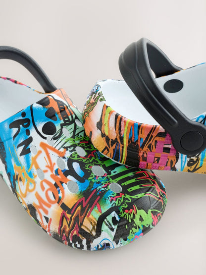 NEXT Graffiti Clogs