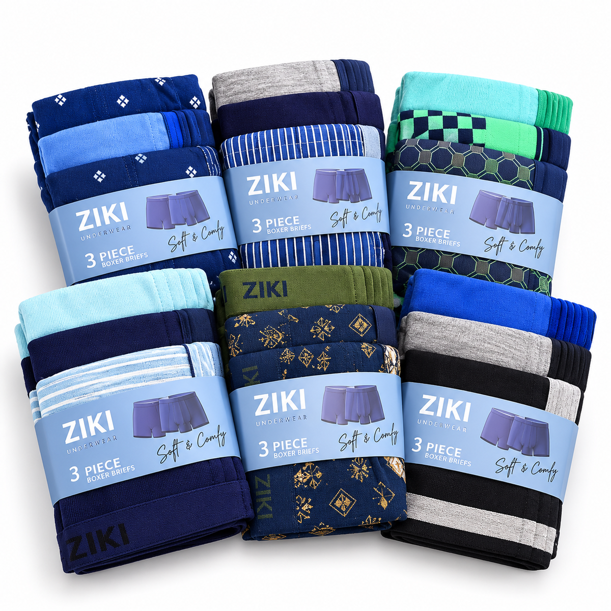 Ziki Kids Boxers 3pk underwear - Assorted Designs