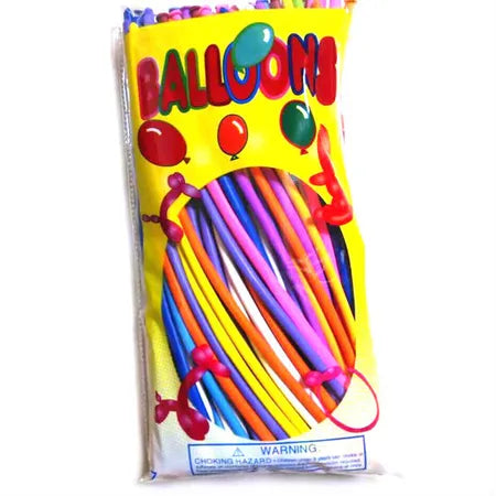 100pcs Animal twist &amp; shape balloons pack