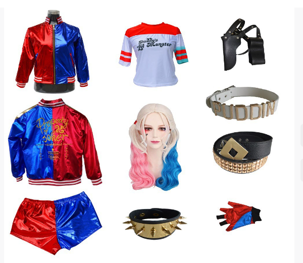 Kids Ultimate Harley Quinn Cosplay Costume