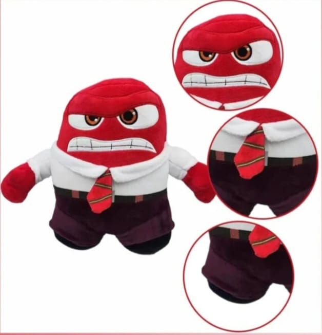 Inside Out Anger Plush Toy