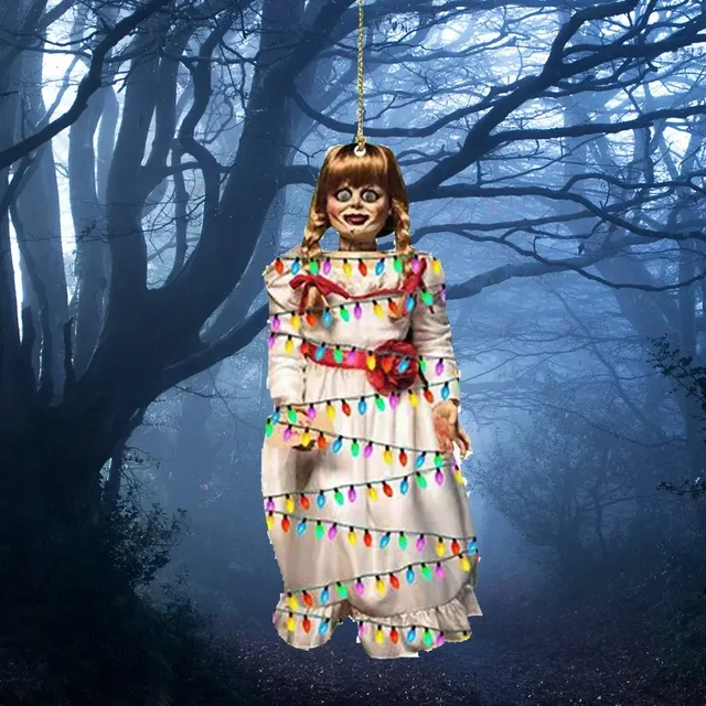 Halloween Annabelle Christmas Tree Ornament (8cm)