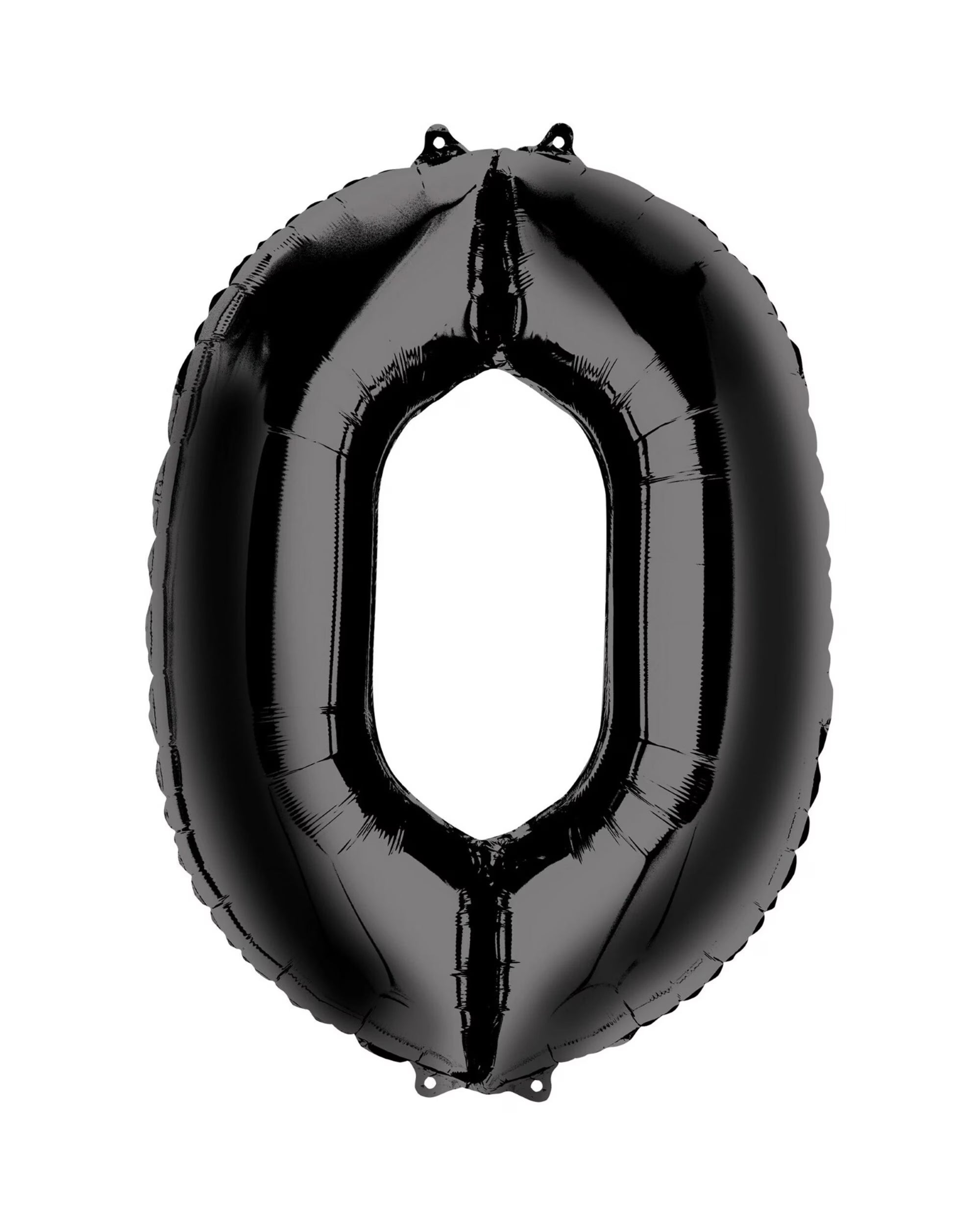 35" Number Black Foil Helium Balloons (35").  1 to 9