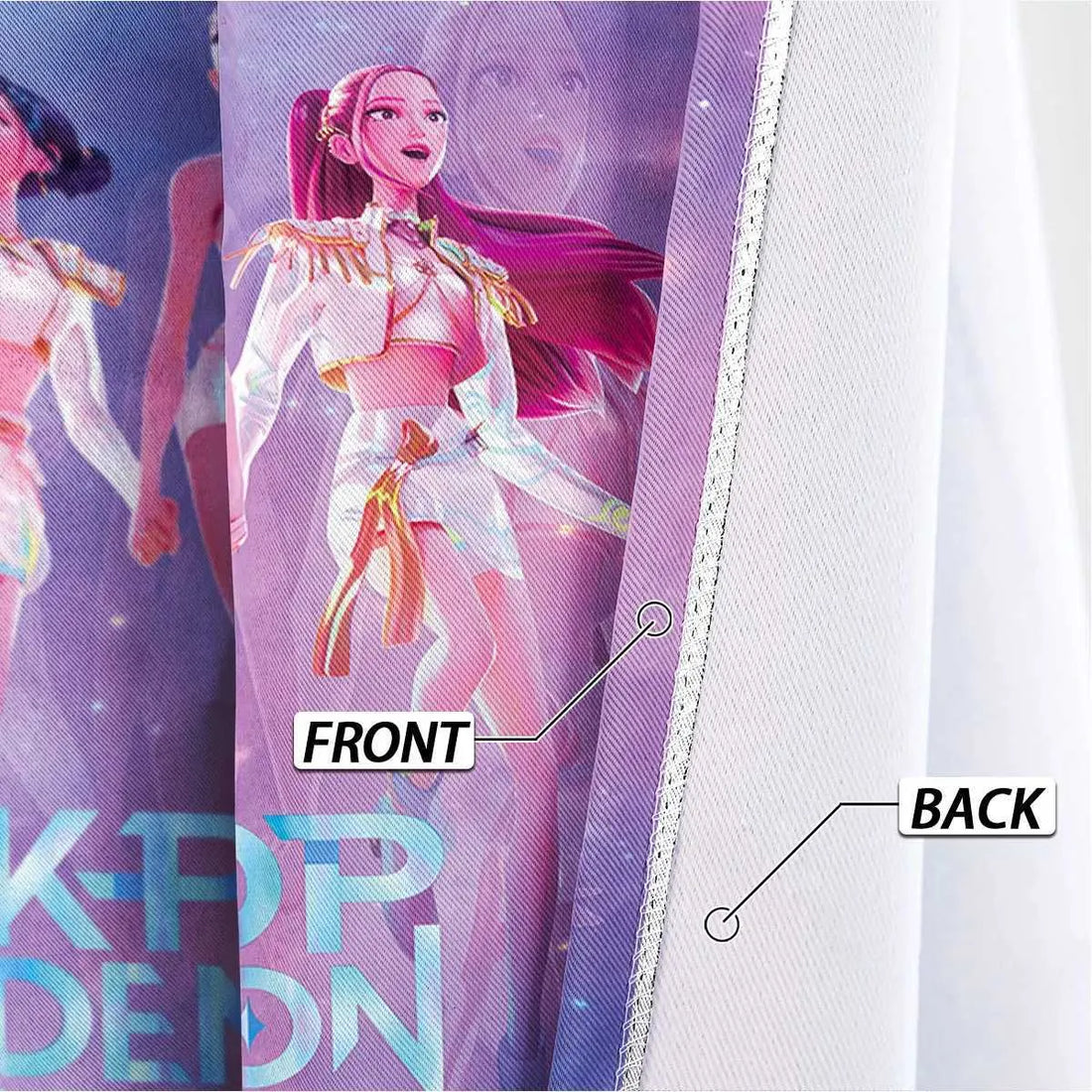 Kpop Golden Demon Hunter Blackout Curtains (2 panels)