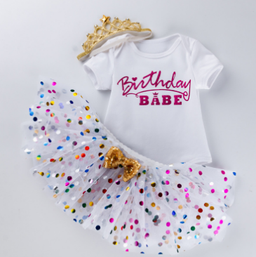 Birthday Babe Girls Toddler outfit