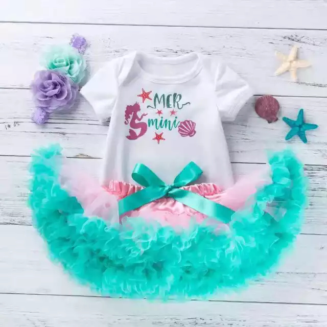 Mermaid Mini Girls Outfit Toddler
