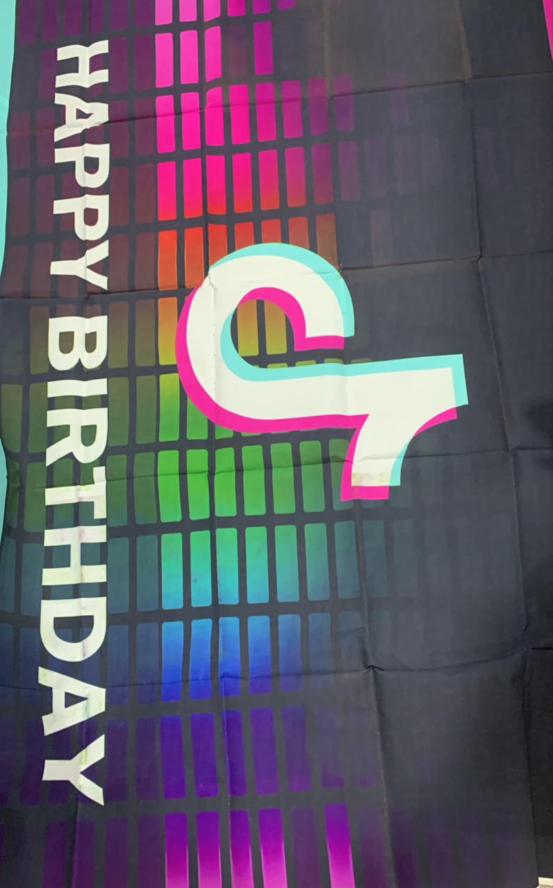 Tiktok Disco Party Backdrop