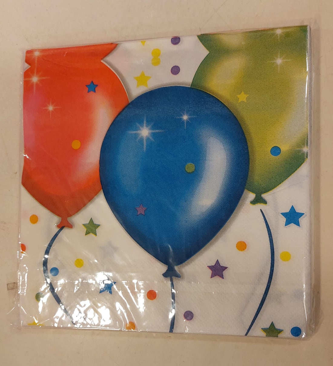 Balloon party napkins Celebration Happy Birthday Disposable (20pcs) - Preppy Kids (Grand Bazaar)
