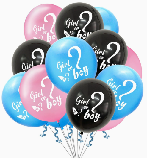 Gender Reveal Latex Balloon