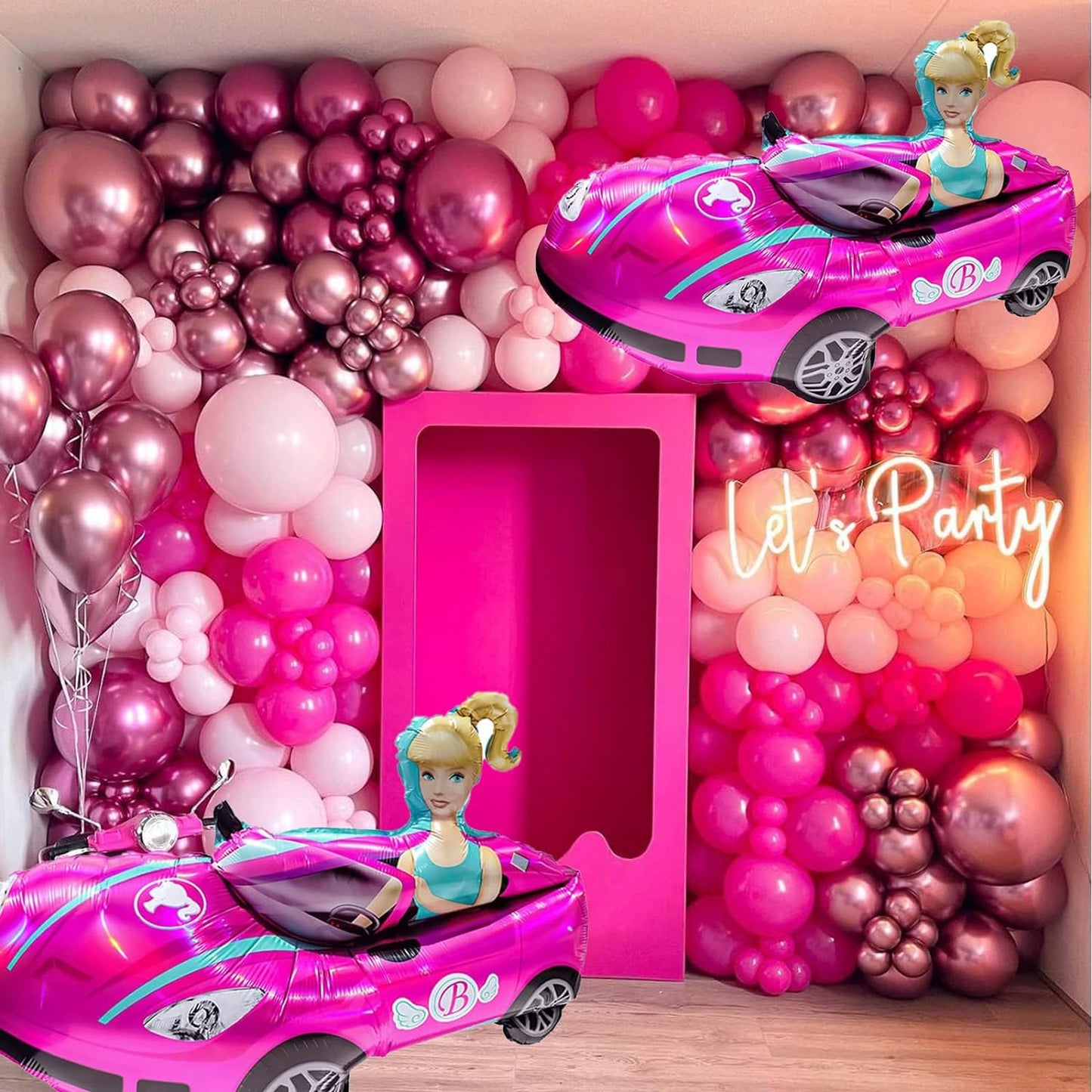 Barbie Car Foil Balloon