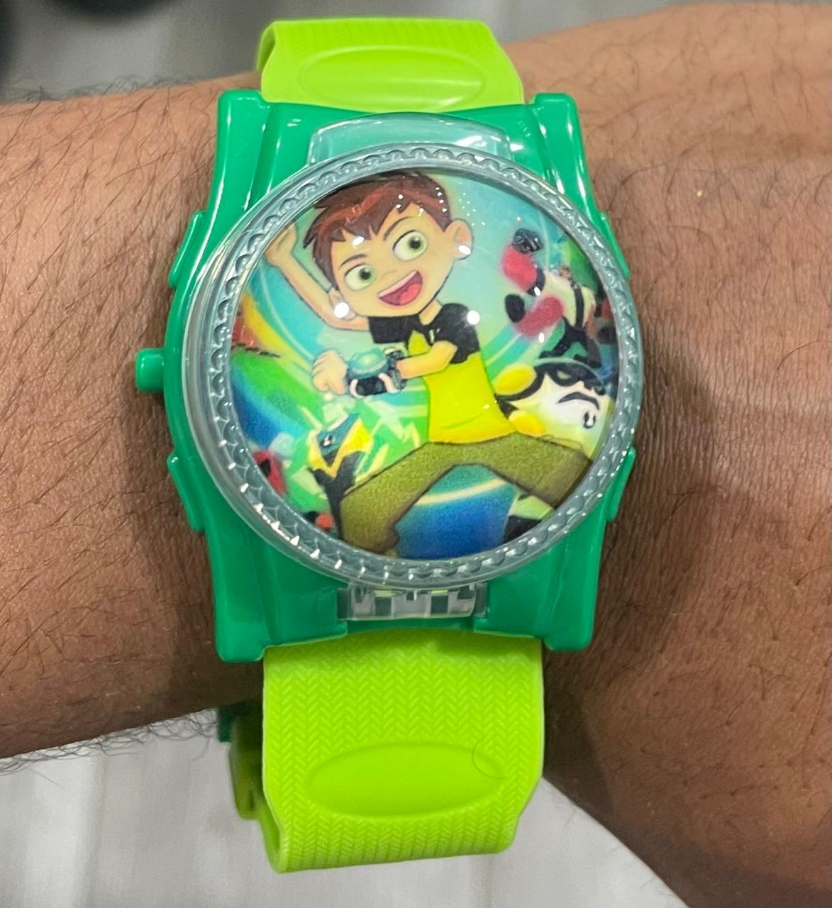 Kids Ben 10  Rotating Flip Watch