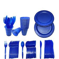 Dark Blue Tableware Party Set