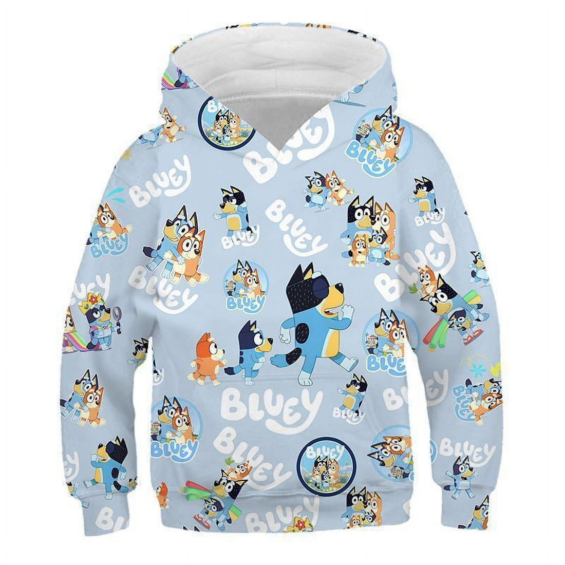 Bluey Fun Time 3D Zipper Hoodie