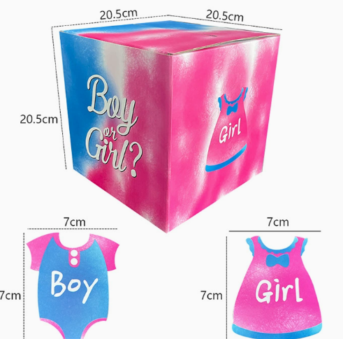 Gender Reveal Voting Box Kit