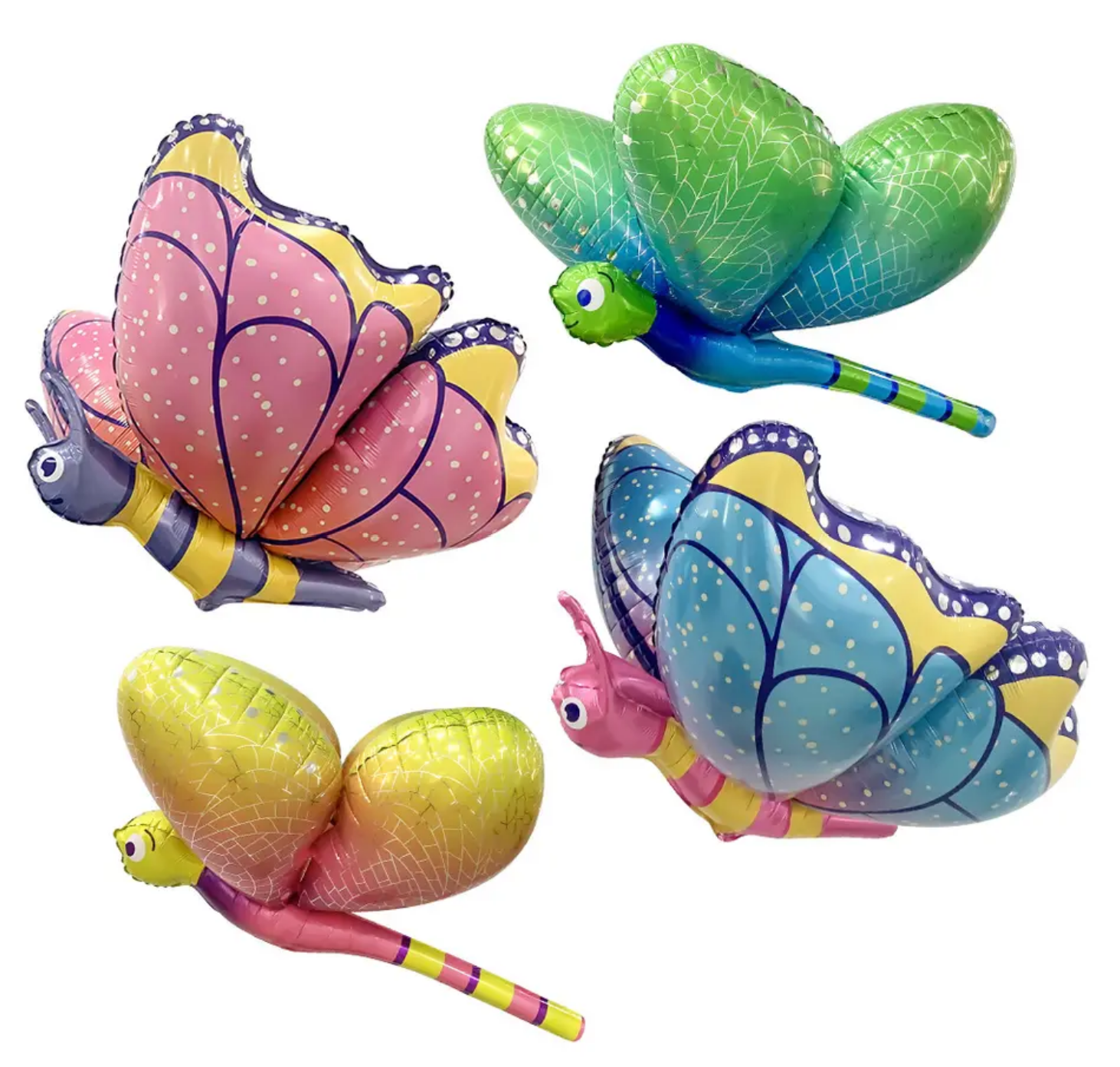 Butterfly Dragonfly Foil Balloon (4 different colours)