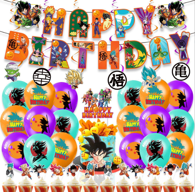 Dragon Ball Z 2nd edition Goku Party Decorations Package