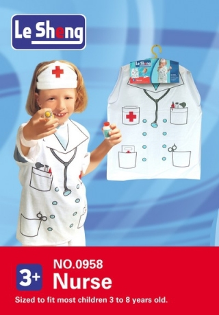 Nurse vest Career Day outfit (Ages 3 to 7 years old) costume