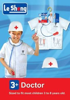 Doctor 2nd edition Career Day outfit (Ages 3 to 7 years old)