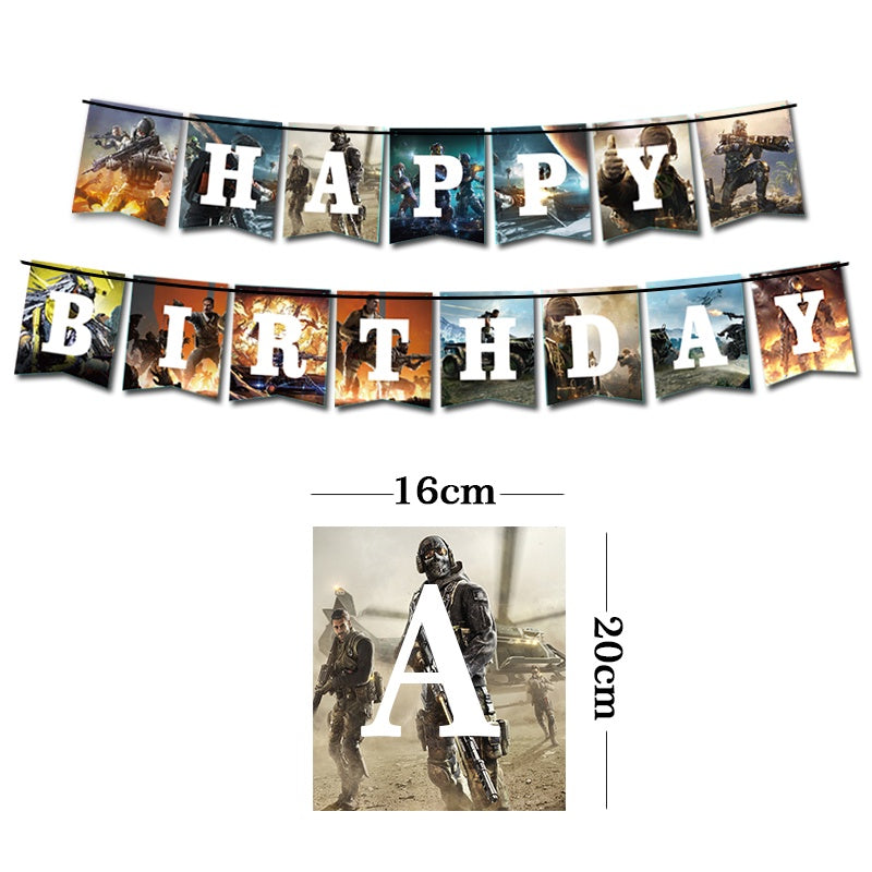 Call of duty Happy Birthday Banner